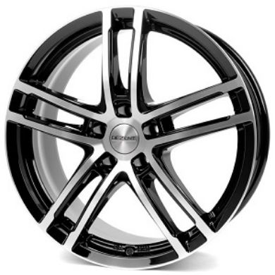 Slika DEZENT 6X15 5X114 71.6 ET40 TC-BLACK-POLISHED 