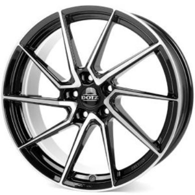 Slika DOTZ 7.5X17 5X108 70.1 ET40 SPA-BLACK-POLISHED 